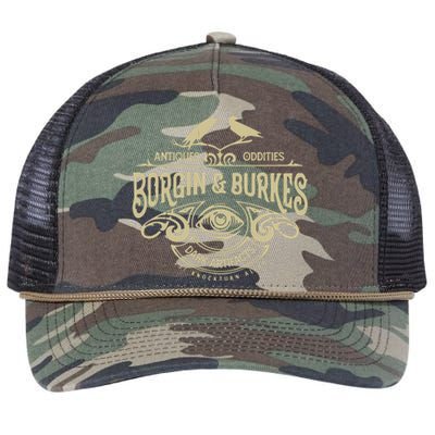 Borgin And Burkes Unusual And Ancient Wizarding Artifacts Retro Rope Trucker Hat Cap