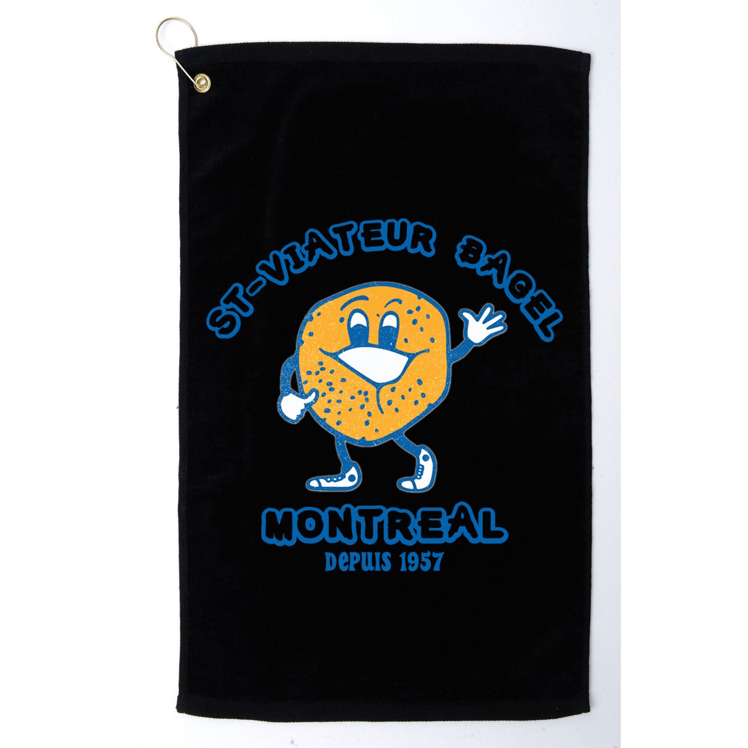 Bagels Are Booming Stviateur Bagel Montreal Depuis 1957 Gifts Golf Towel
