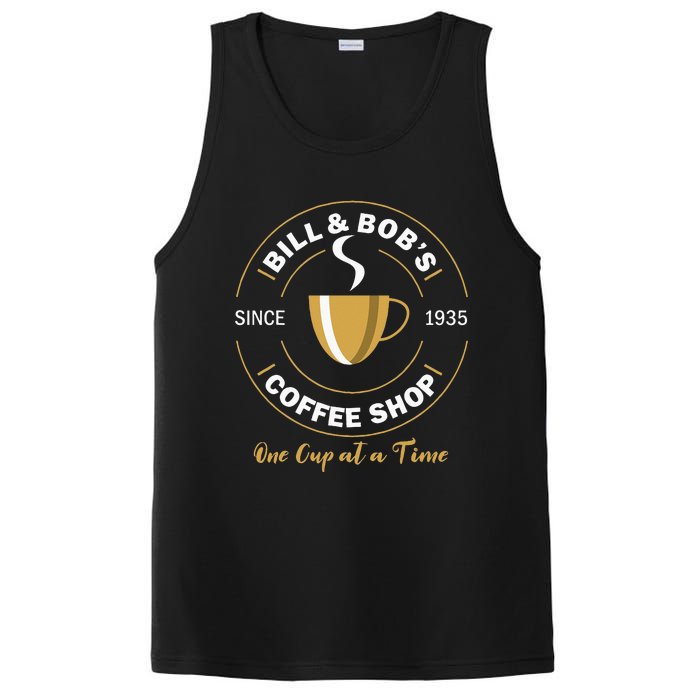 Bill And Bobs Coffee Shop AA Recovery Gift PosiCharge Competitor Tank