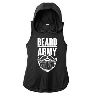 Beard Army Ladies PosiCharge Tri-Blend Wicking Draft Hoodie Tank