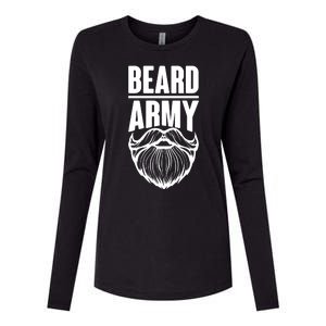 Beard Army Womens Cotton Relaxed Long Sleeve T-Shirt