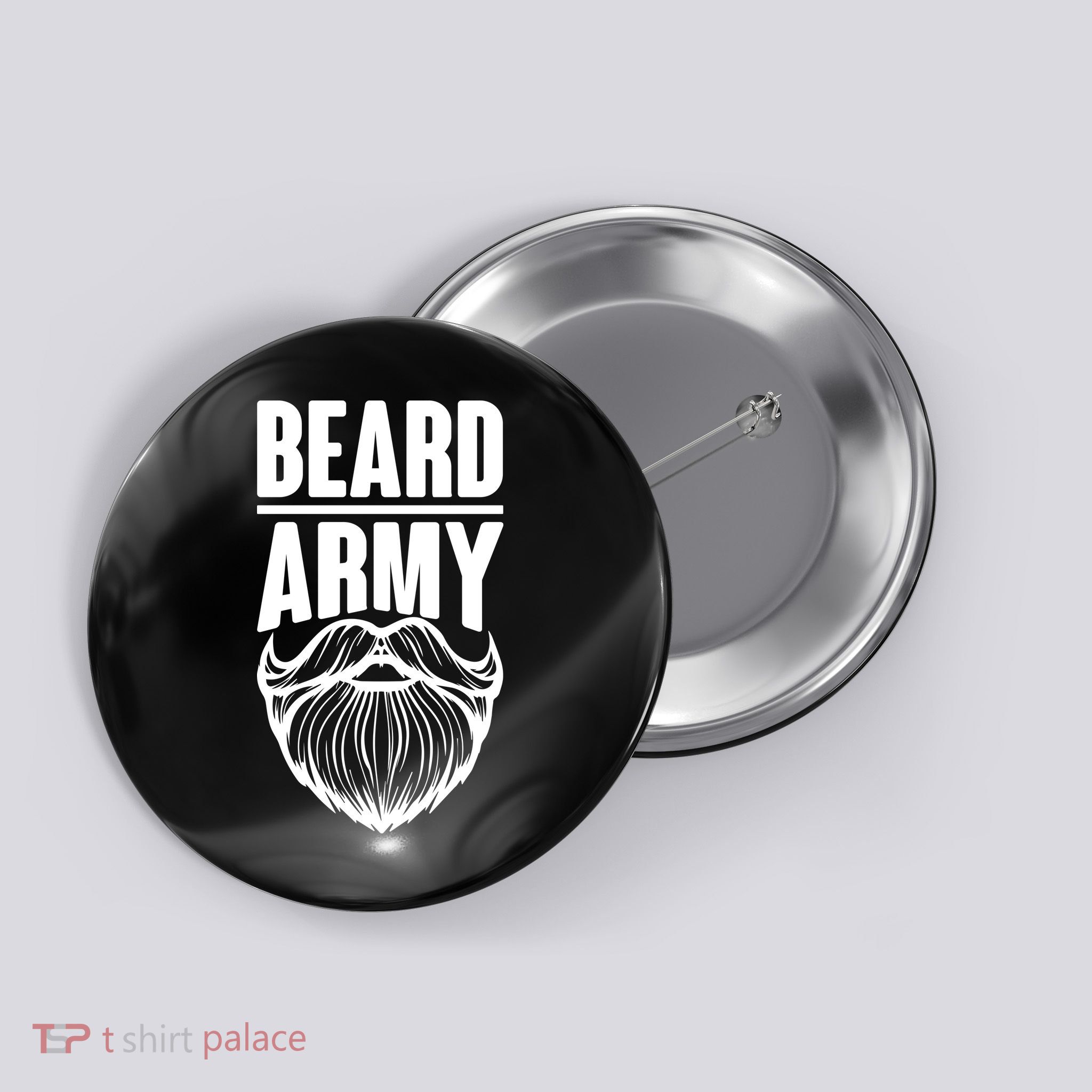Beard Army Button