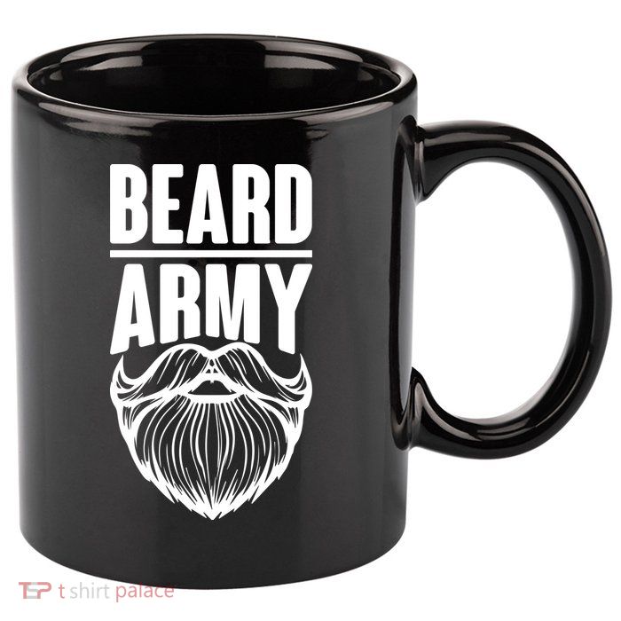 Beard Army 11oz C Handle Ceramic Mug