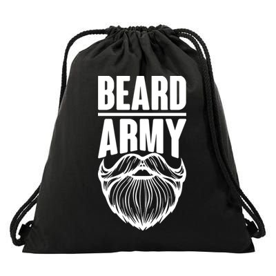 Beard Army Drawstring Bag