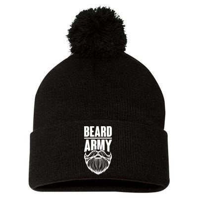 Beard Army Pom Pom 12in Knit Beanie