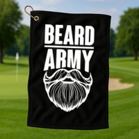 Beard Army Golf Towel