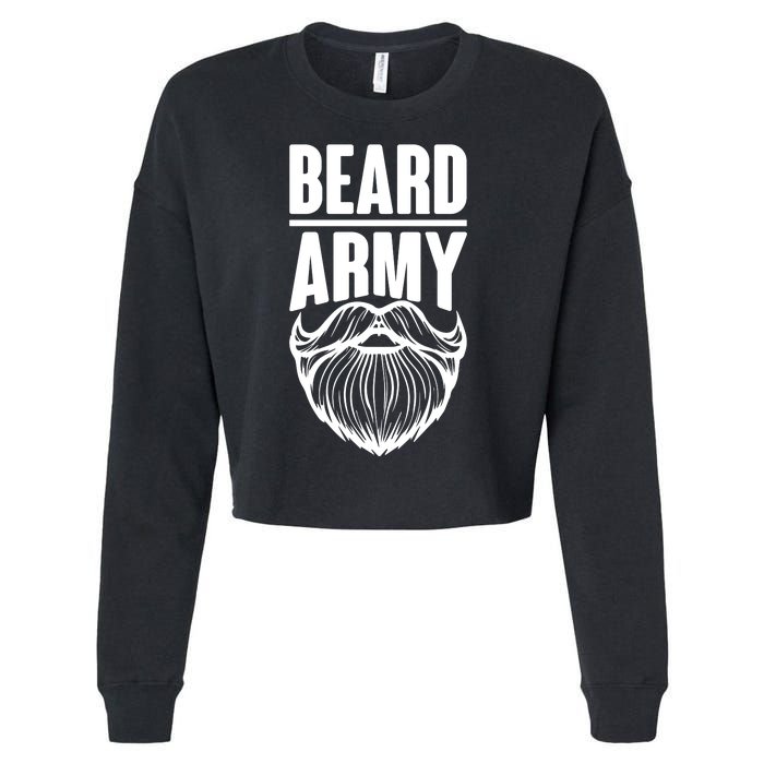 Beard Army Cropped Pullover Crew