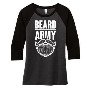 Beard Army Women's Tri-Blend 3/4-Sleeve Raglan Shirt