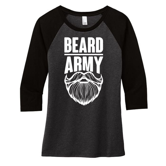 Beard Army Women's Tri-Blend 3/4-Sleeve Raglan Shirt