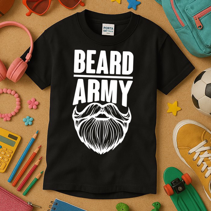 Beard Army Kids T-Shirt