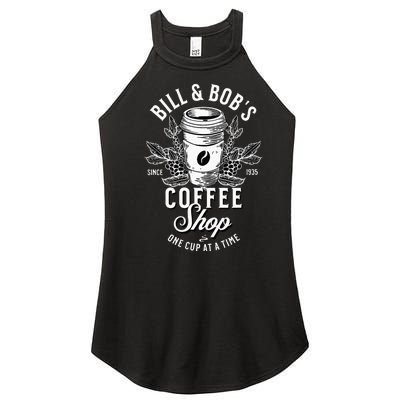 Bill And Bobs Coffee Shop AA Recovery Women’s Perfect Tri Rocker Tank