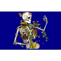 Bones And Botany Funny Skeleton Plants Botanical Gift Bumper Sticker