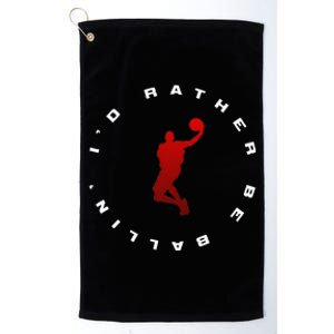 Basketball Apparel Basketball Platinum Collection Golf Towel