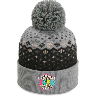 Behavior Analyst BCBA Leopard Groovy The Baniff Cuffed Pom Beanie