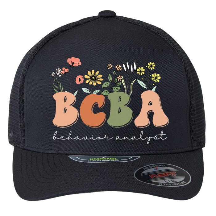 Behavior Analyst BCBA Behavior Therapist ABA Therapist RBT Flexfit Unipanel Trucker Cap