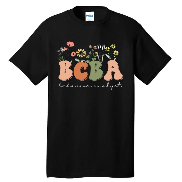 Behavior Analyst BCBA Behavior Therapist ABA Therapist RBT Tall T-Shirt