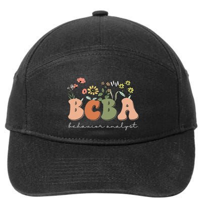 Behavior Analyst BCBA Behavior Therapist ABA Therapist RBT 7-Panel Snapback Hat