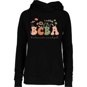 Behavior Analyst BCBA Behavior Therapist ABA Therapist RBT Womens Funnel Neck Pullover Hood