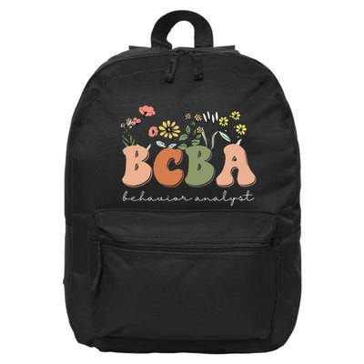 Behavior Analyst BCBA Behavior Therapist ABA Therapist RBT 16 in Basic Backpack