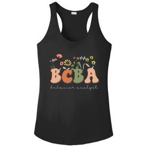 Behavior Analyst BCBA Behavior Therapist ABA Therapist RBT Ladies PosiCharge Competitor Racerback Tank