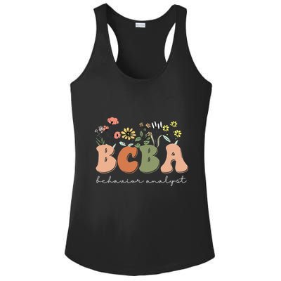 Behavior Analyst BCBA Behavior Therapist ABA Therapist RBT Ladies PosiCharge Competitor Racerback Tank