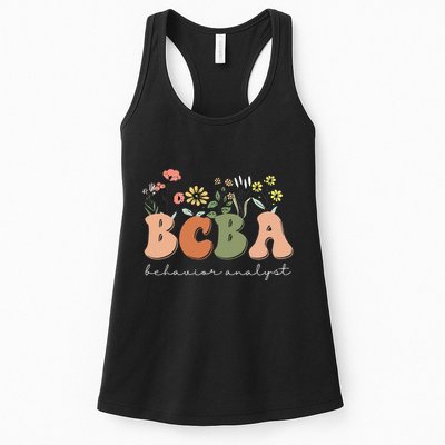 Behavior Analyst BCBA Behavior Therapist ABA Therapist RBT Womens Tank Top