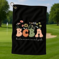 Behavior Analyst BCBA Behavior Therapist ABA Therapist RBT Golf Towel