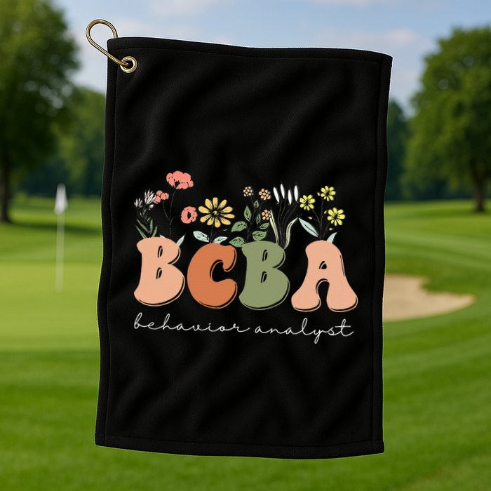 Behavior Analyst BCBA Behavior Therapist ABA Therapist RBT Golf Towel