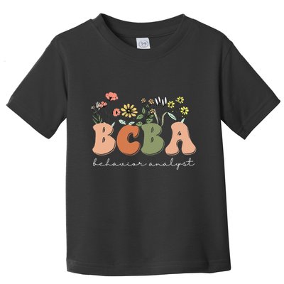 Behavior Analyst BCBA Behavior Therapist ABA Therapist RBT Toddler T-Shirt