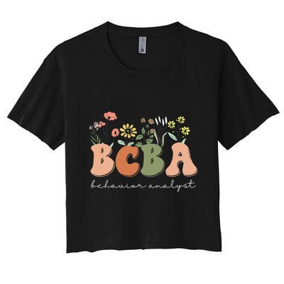 Behavior Analyst BCBA Behavior Therapist ABA Therapist RBT Crop Top