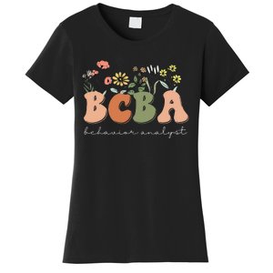 Behavior Analyst BCBA Behavior Therapist ABA Therapist RBT Women's T-Shirt