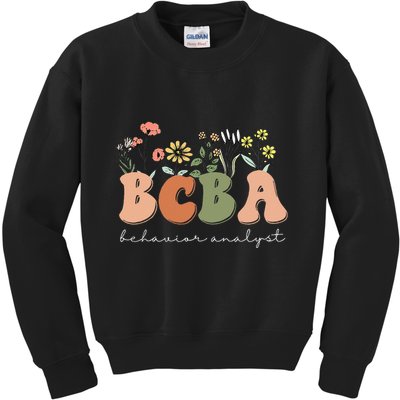 Behavior Analyst BCBA Behavior Therapist ABA Therapist RBT Kids Sweatshirt