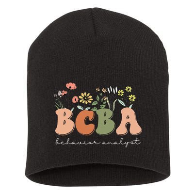 Behavior Analyst BCBA Behavior Therapist ABA Therapist RBT Short Acrylic Beanie