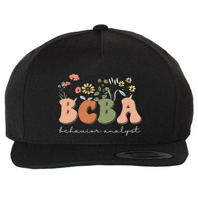 Behavior Analyst BCBA Behavior Therapist ABA Therapist RBT Wool Snapback Cap