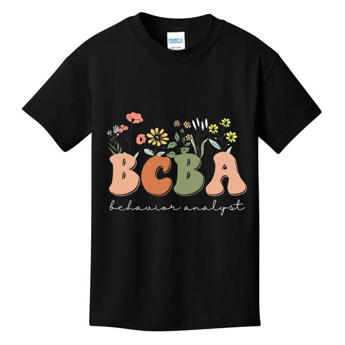 Behavior Analyst BCBA Behavior Therapist ABA Therapist RBT Kids T-Shirt