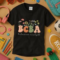 Behavior Analyst BCBA Behavior Therapist ABA Therapist RBT Kids T-Shirt