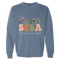 Behavior Analyst BCBA Behavior Therapist ABA Therapist RBT Garment-Dyed Sweatshirt