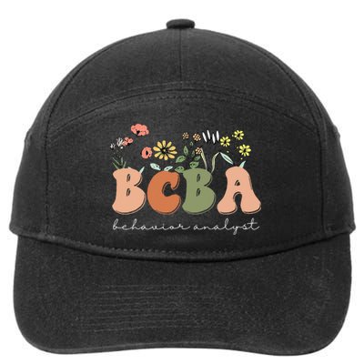 Behavior Analyst BCBA Behavior Therapist ABA Therapist RBT 7-Panel Snapback Hat