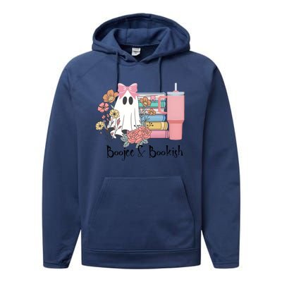 Boojee And Bookish Book Lover Bookworm Performance Fleece Hoodie