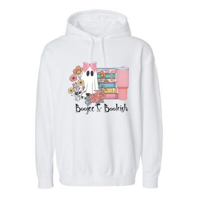 Boojee And Bookish Book Lover Bookworm Garment-Dyed Fleece Hoodie