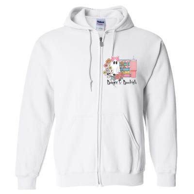 Boojee And Bookish Book Lover Bookworm Full Zip Hoodie