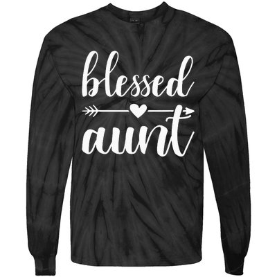 Blessed aunt Tie-Dye Long Sleeve Shirt