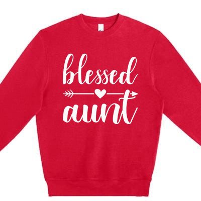 Blessed aunt Premium Crewneck Sweatshirt