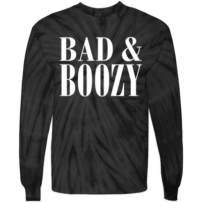 Bad And Boozy Tie-Dye Long Sleeve Shirt