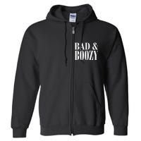 Bad And Boozy Full Zip Hoodie