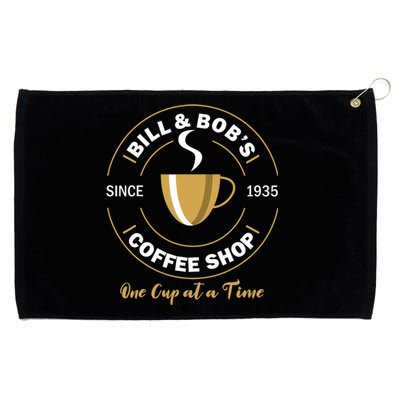 Bill And Bobs Coffee Shop AA Recovery Gift Grommeted Golf Towel