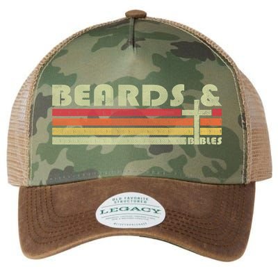 Beards And Bibles Christian Dad  Legacy Tie Dye Trucker Hat