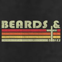 Beards And Bibles Christian Dad  7 Panel Mesh Trucker Snapback Hat