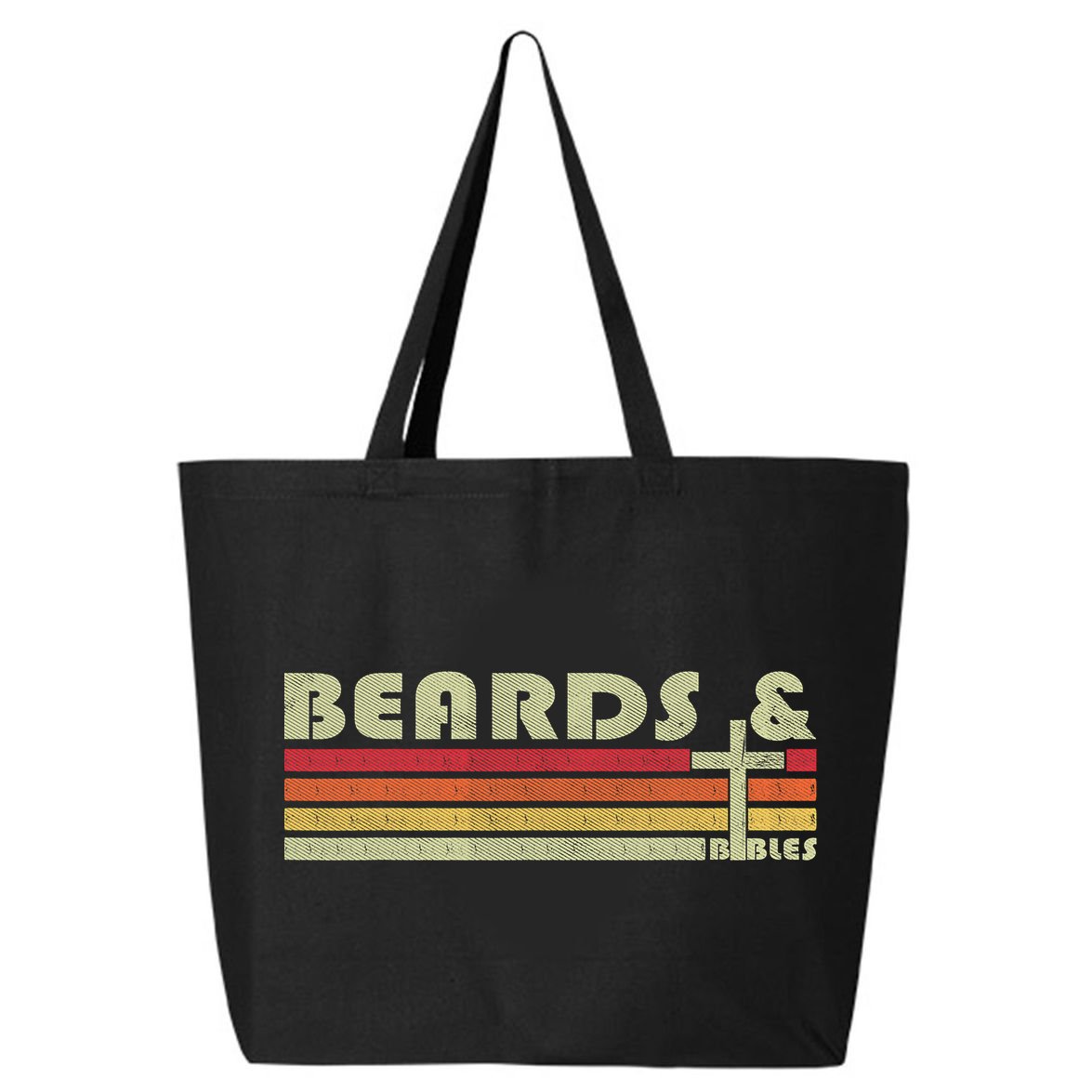 Beards And Bibles Christian Dad  25L Jumbo Tote
