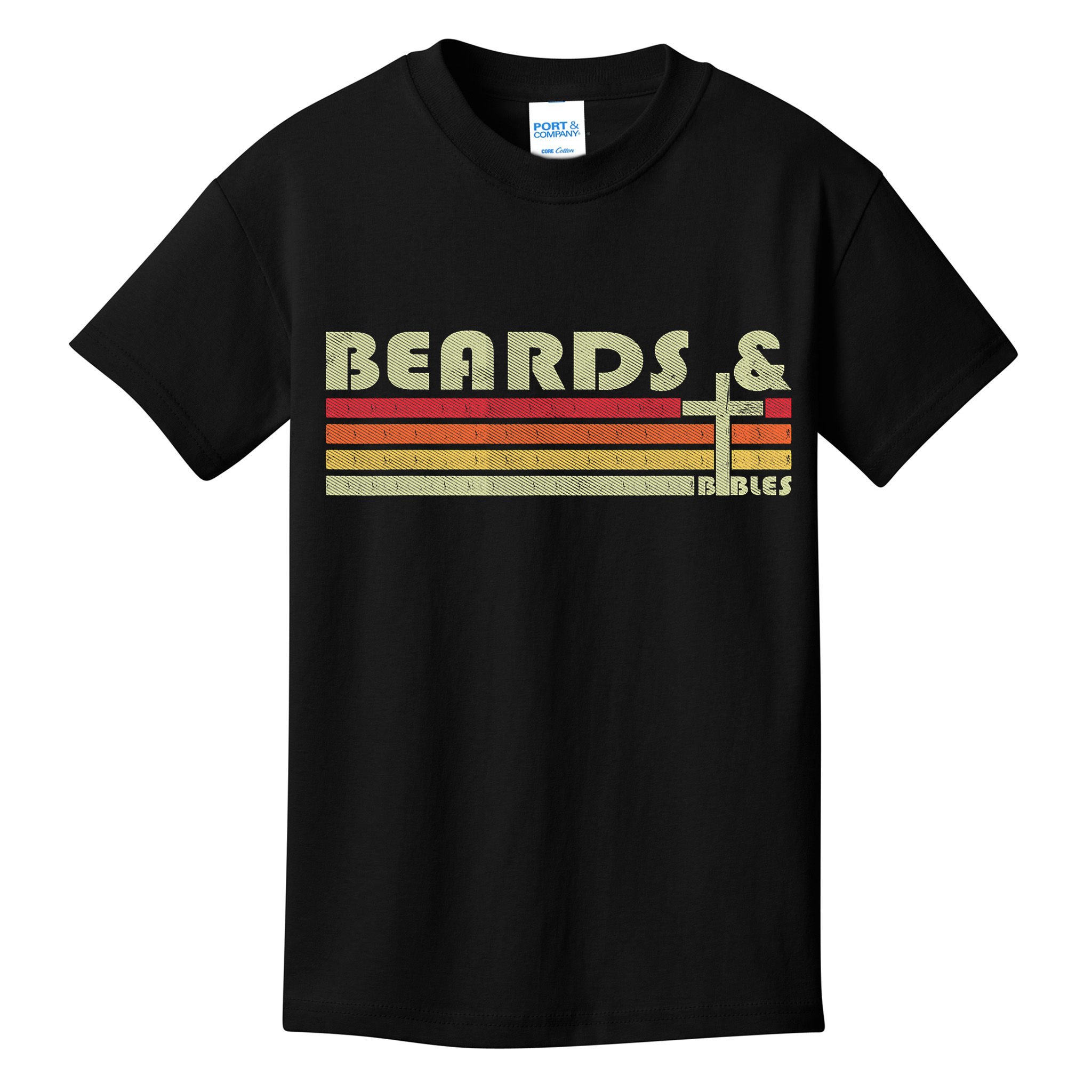Beards And Bibles Christian Dad  Kids T-Shirt